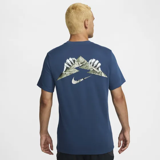 Remera Para Hombre Nike Dri-fit Azul