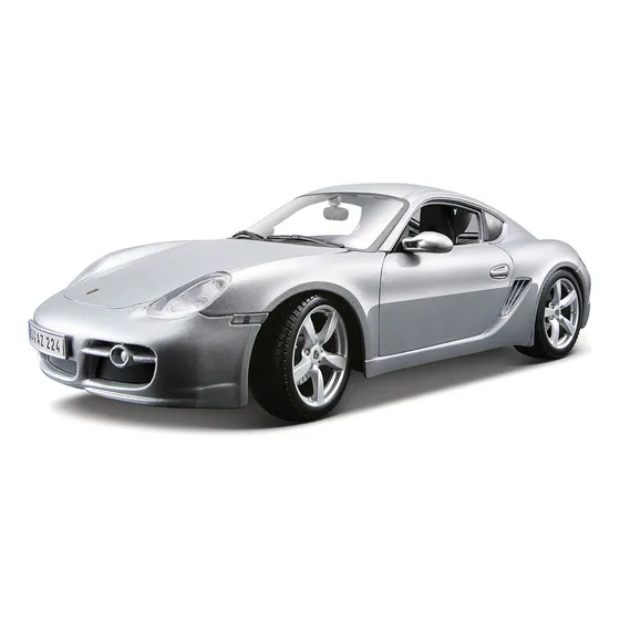 Maisto Porsche Cayman S 1/18 Plata Metal Diecast
