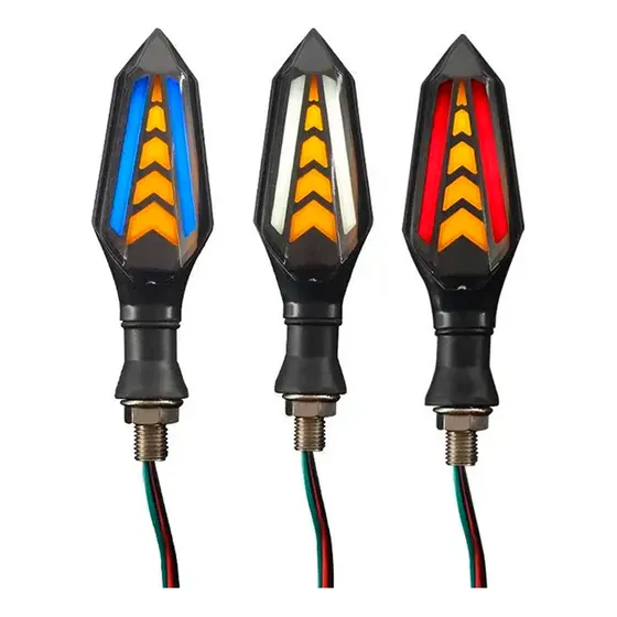 4 Luces Led Direccional Secuencial Para Moto