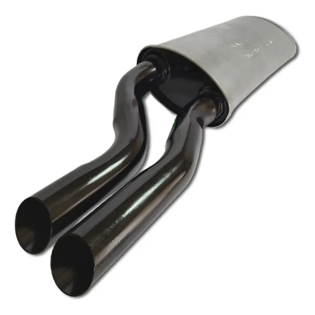 Escape Deportivo Leistritz Vr6 Gti Negro Resonador M +regalo