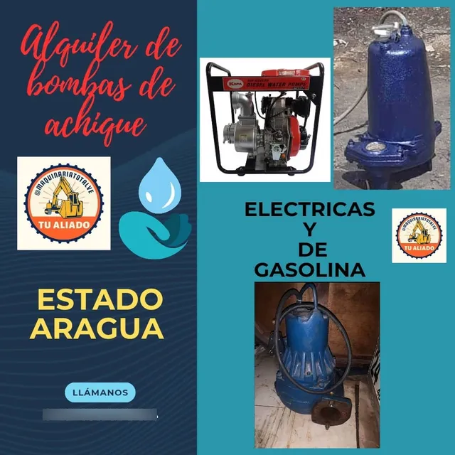 Bomba De Achique Alquiler Aragua
