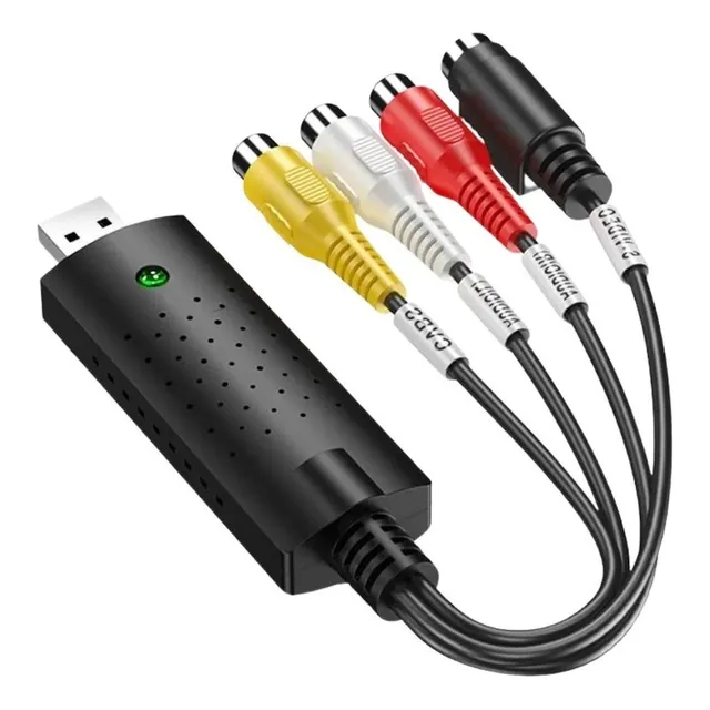 Placa Captura Vídeo Easycap Usb 2.0 Conversor Digital Vhs !!