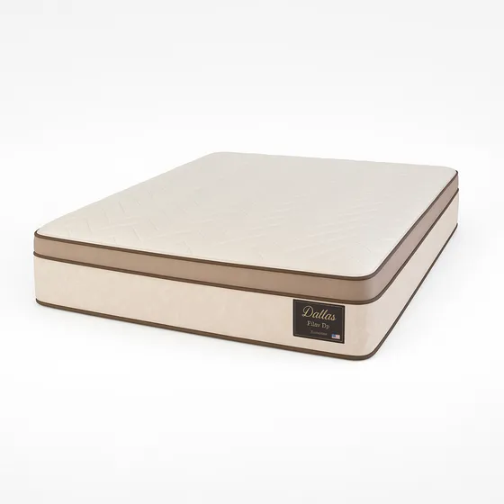 Narvaja Dallas color gris colchón 2 plazas 138cm x 188cm