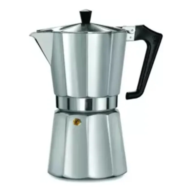 Cafetera Italiana Express Aluminio Pezzetti 6 Tazas