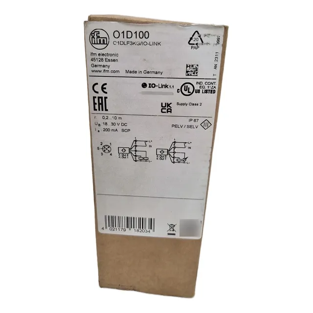 Ifm O1d100 Sensor Laser