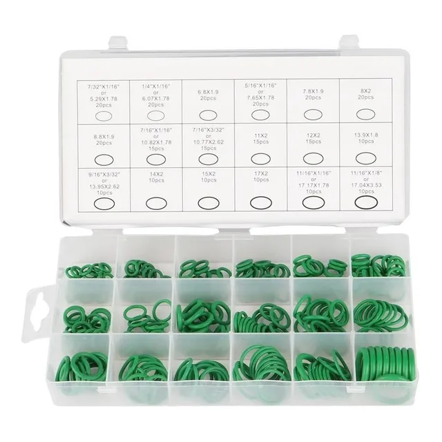 Caja Set Estuche Kit Oring Sellos 18 Tamaños 270 Pcs Tienda