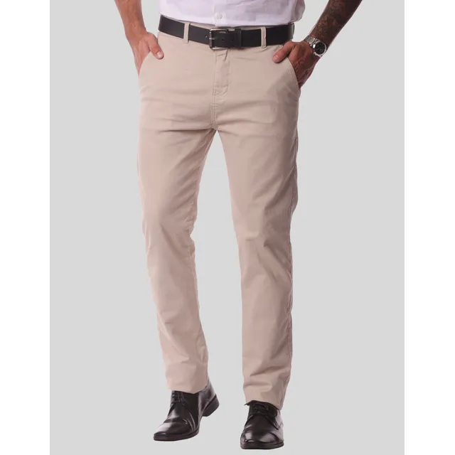 Calça De Sarja Masculina Bolso Faca/embutido C/ Lycra