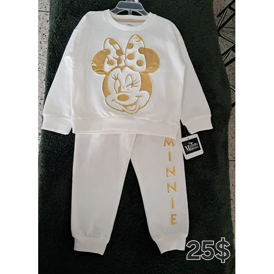 Conjunto Minnie Mouse Y Barbie Niña 2t