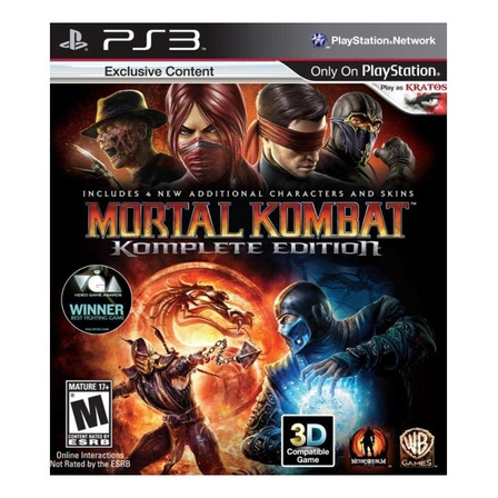 Mortal Kombat  Komplete Edition Warner Bros. PS3  Digital