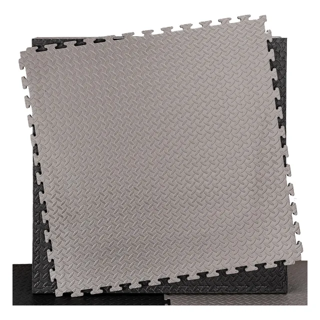 Piso Goma Eva Tatami Encastrable Con Bordes Gym 1x1mts