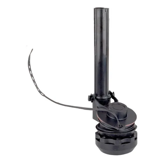 Valvula De Salida Sanitario Negra 26cm Gerfor 101059