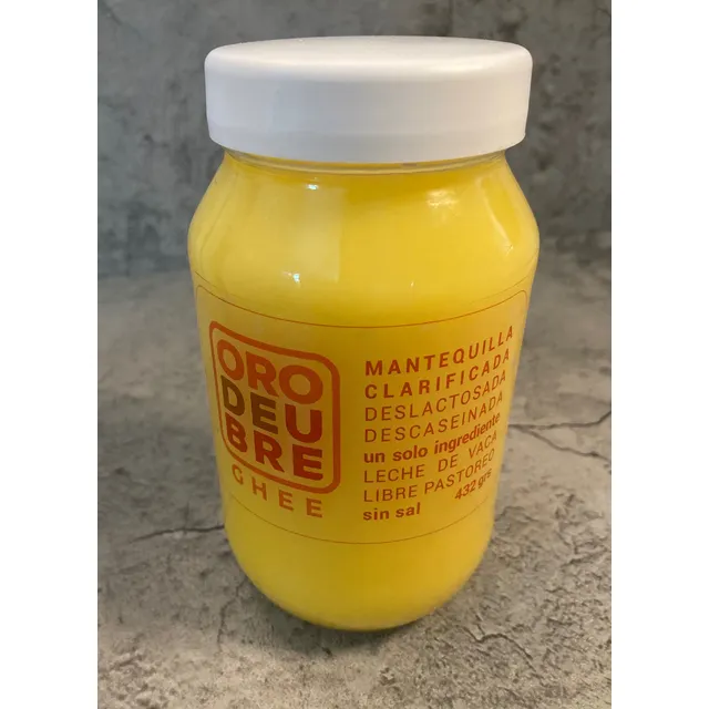 Mantequilla Clarificada Ghee Deslactosada/ Descaseinada 444g