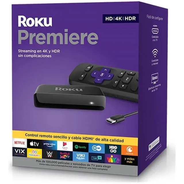 Roku Tv Premiere 4k Hdmi Streaming Hdr + C/remoto !