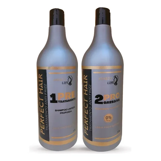 O Melhor Kit Progressiva 0% Formol Perfect Hair Amabile Life