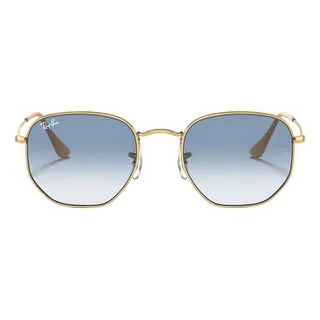 Ăculos De Sol Ray-ban I-shape Hexagonal Tamanho Standard Armação Polished Gold Y Lente Light Blue Ăculos De Sol Ray-ban I-shape Hexagonal Tamanho Standard Armação Polished Gold Y Lente Light Blue