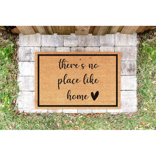 Place Like Home There Is No Felpudo Decoracion Tapete Casa X