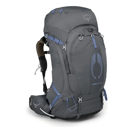 Osprey Aura Ag 65 Mochila Mochilera Para Mujer, Gris Tungste
