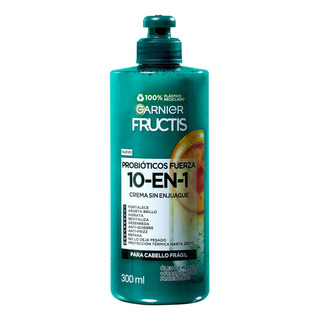 Crema Para Peinar Fructis Probióticos Fuerza 10 En 1 300 Ml Crema Para Peinar Fructis Probióticos Fuerza 10 En 1 300 Ml