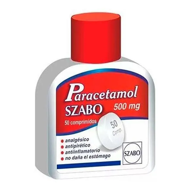 Paracetamol Szabo® 500 Mg X 50 Comprimidos