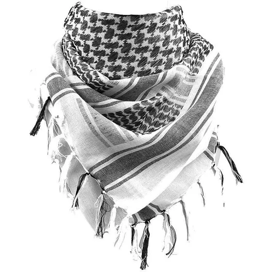 Bufanda Táctica Militar Shemagh Hata Pañoleta En Color Gris 