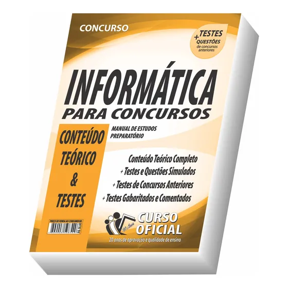 Apostila Informática Para Concursos - Conteúdo Teórico E Testes