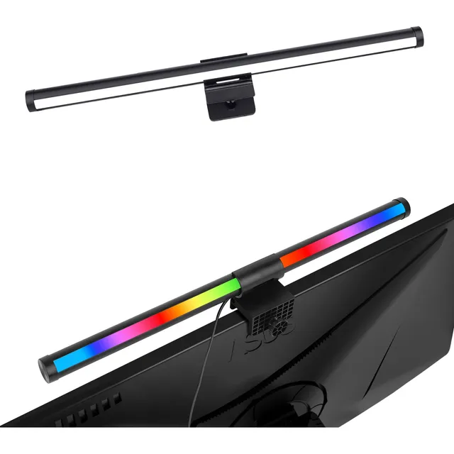 Usb Luz Led Rgb 45cm Para Pantalla Monitor Laptop Computador