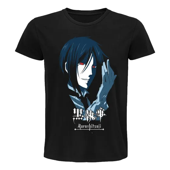 Playera Sebastian Michaelis Kuroshitsuji Black Butler Anime