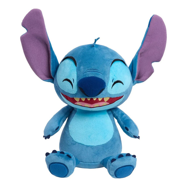 Pelucia Interativa Com Risadas, Stitch, Sunny Azul-celeste