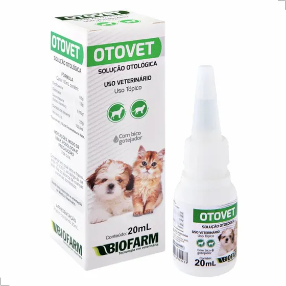 Otite Externa Cachorro Sintomas Otovet 20ml
