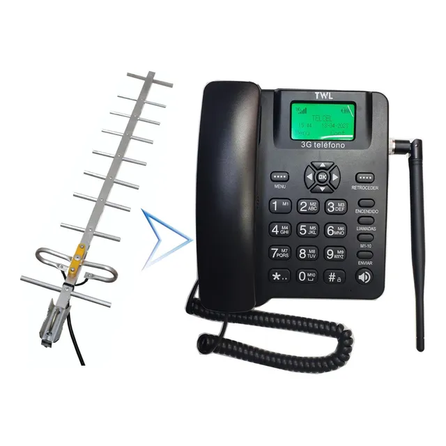 Telefono Rural Remplaza A Huawei F317 P/ranchos +antena15mts