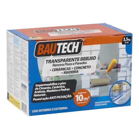 Manta Líquida Transparente 3,5kg Bautech Acabamento Brilhante