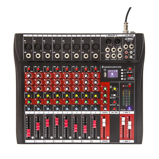 Mesa De Som Bluetooth Usb Mixer Mp3 Player Digital 8 Canais Mesa De Som Bluetooth Usb Mixer Mp3 Player Digital 8 Canais