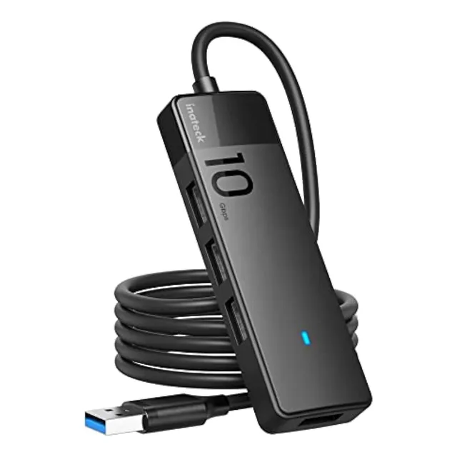 Inateck Hub Usb Con 4 Puertos Usb A, Velocidad Usb