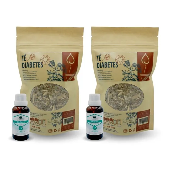 Paquete 2 Tés Diabetes 100 Y 2 Microdosis Diabetes Florece