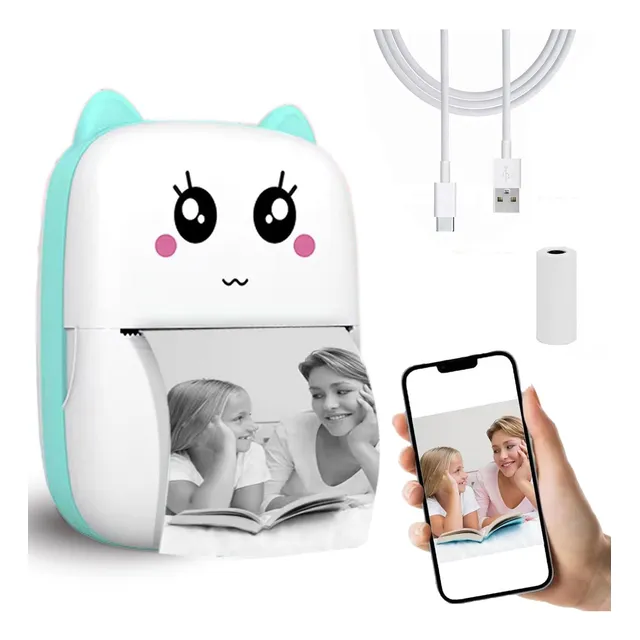 Mini Impresora Térmica Inalámbrica Con Bluetooth Ios Android
