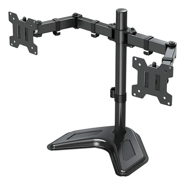 Soporte De Mesa Brazo Articulado Con Base Para 2 Monitores