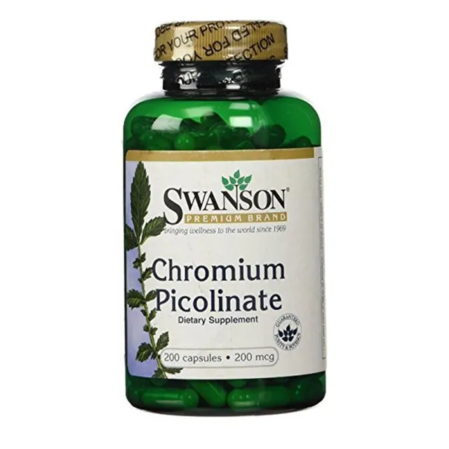 Chromium Picolinate Swanson 200mg 200 Caps