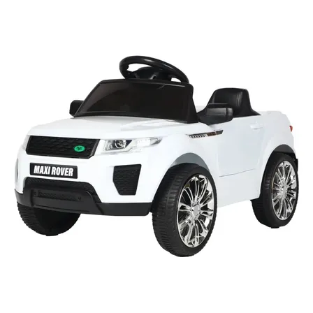 Carro Elétrico Infantil Maxi Rover Frente/re 6v Maxi Toys - Branco