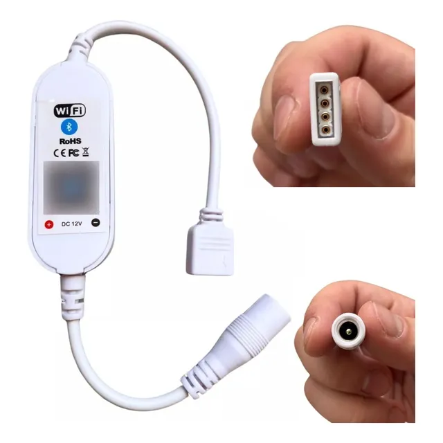 Receptor Wifi Tira Led Conector Adaptador Controlador Smart