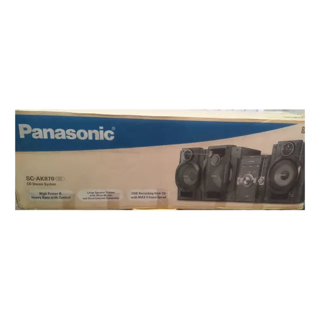 Equipo De Sonido Panasonic 110 V. Modelo Sc-ak870 Nuevo