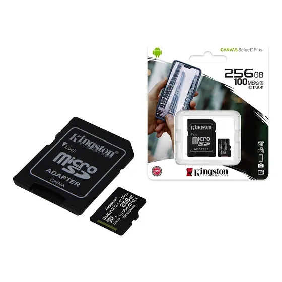 Memoria Microsd Kingston Select Plus 256gb Clase 10