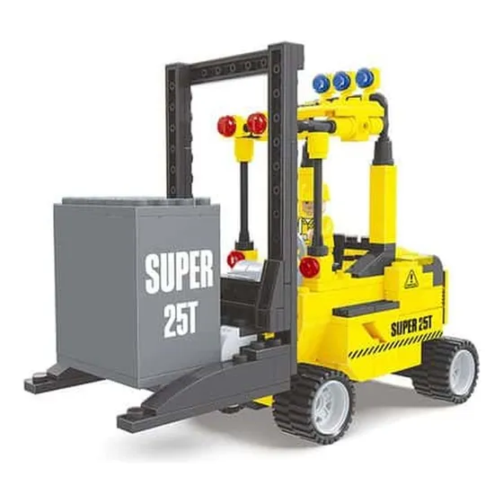 Bloques Construir Juguete Construction Forklift