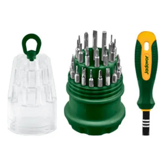Kit Destornillador 31 Puntas En 1 Intercambiables Jadever