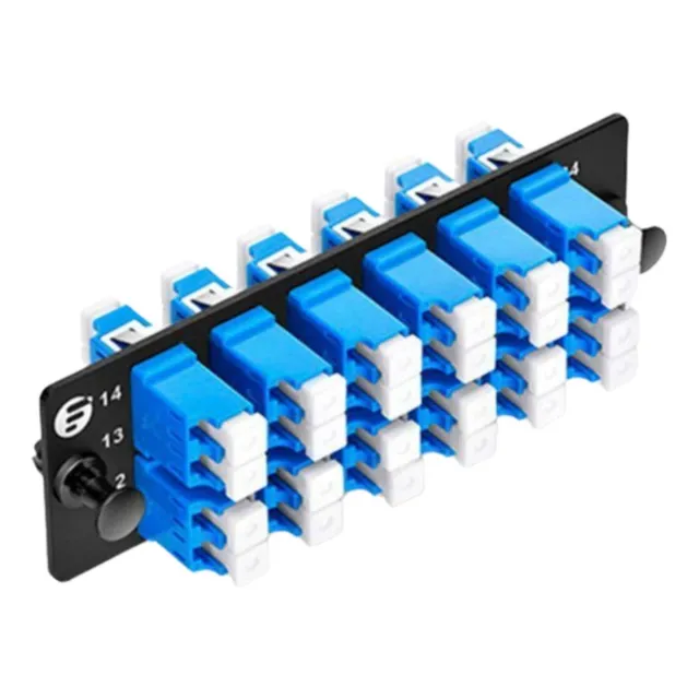 Panel De Parcheo De 12 Puertos Lc Negro/azul Belden