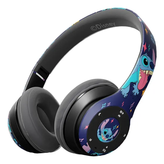 Auriculares Disney Lilo Y Stitch Inalámbricos Plegables Con