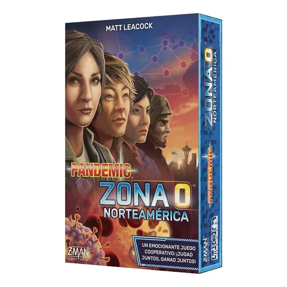 Juego De Mesa Z-man Games Pandemic Zona 0 Norteamérica +8 -
