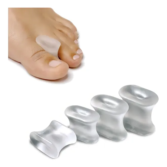Separador Taba Gel Para Primer Dedo Par Callosidades Lenox Color Blanco Chico