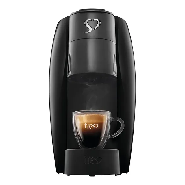 Cafeteira Tres Corações Lov Automática Preta-brilhante Cor Preto Preto Brilhante...