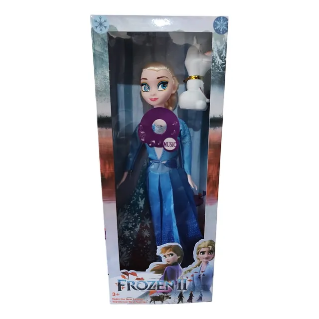 Muñeca Frozen Ana Y Elsa Cantan Libre Soy Precio X1