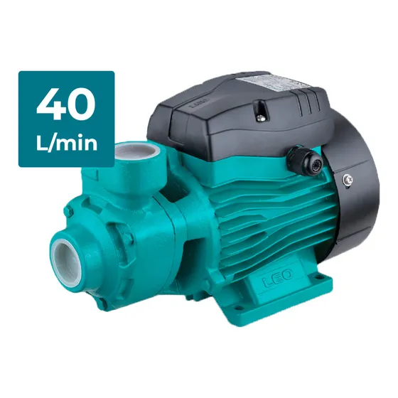 Bomba Centrífuga Periferica LEO APM37 0,5 HP Para Viviendas Eleva Hasta 40 Mts Caudal 40 Lts/min